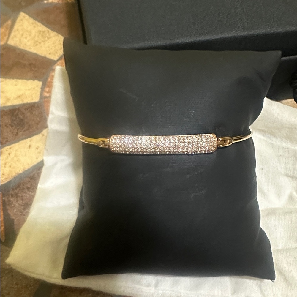 Rose Gold and Crystal Bracelet